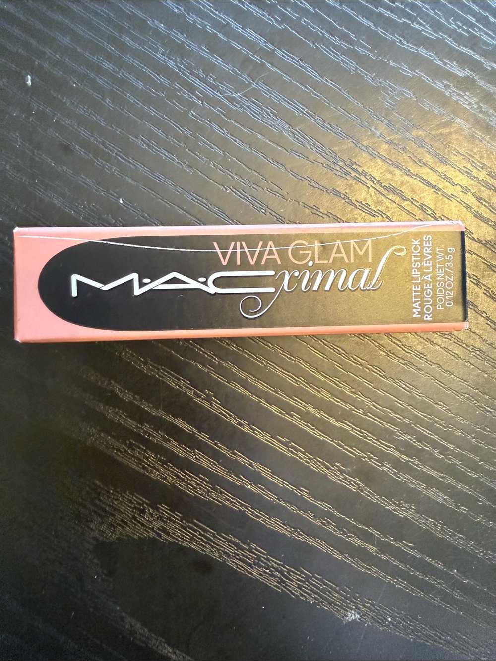 MAC Cosmetics Viva Glam Ximal Matte Lipstick - Soft Pink Packaging